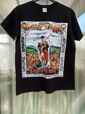 Buy Grave Digger - ‘Tunes Of War - The Clans Still Marching’ T-Shirt Size: M **VGC** • 24.99£