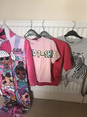 Buy 9-10 Yrs Girls Bundle X4 T Shirts Top All In Ones Lol Surprise • 5.99£