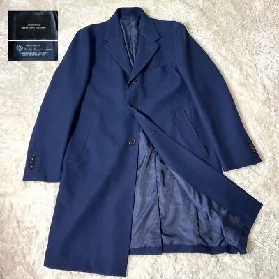 Buy Loro Piana × UNITED ARROWS GREEN LABEL RELAXING Chester Coat Jacket Men XL Navy • 305.59£