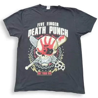 Buy Official Five Finger Death Punch T Shirt Zombie Killer Black Rock Metal Tee FFDP • 12.50£