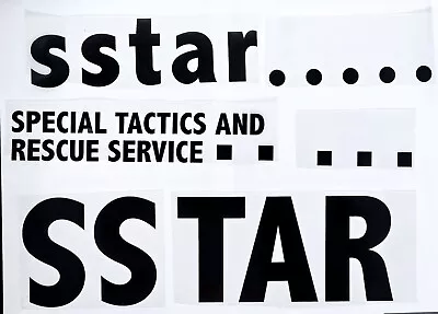 Buy T-Shirt Transfer Stickers – Resident Evil STARS Letters Bundle (See Pics & Desc) • 2.99£