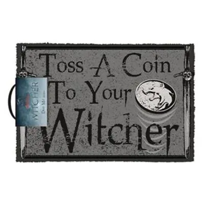 Buy Impact Merch. Doormat: The Witcher - Toss A Coin 400mm X 600mm • 4.73£