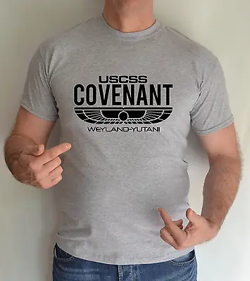 Buy Alien Covenant,uscss,weyland, Space,film,movie, Fun,t Shirt  • 14.99£