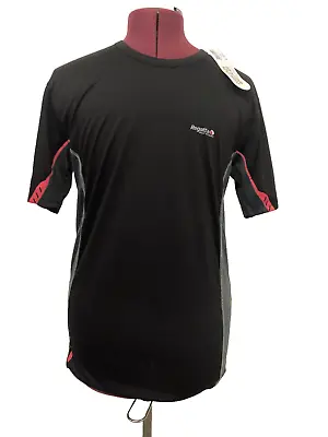 Buy Regatta Men's Airbourne T-Shirt Black/Seal Grey Size Small • 7.75£