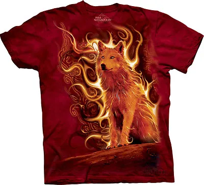 Buy PHOENIX WOLF The Mountain T Shirt Fire Unisex • 24.99£