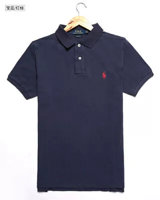 Buy Ralph-Lauren Men Polo Shirt Polo T-Shirt Tops Casual Shirts With Logo Cotton • 21.99£