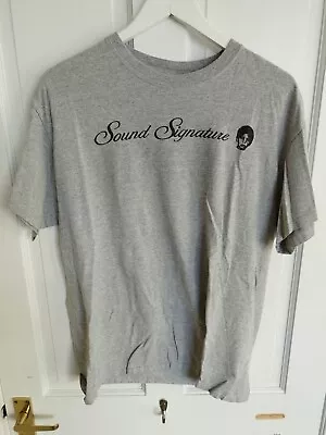 Buy Sound Signature Graphic Print T-shirt - Grey Gildan Ultra Cotton Large • 40£