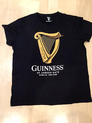 Buy Guiness Black Shirt Mens Medium  • 12£