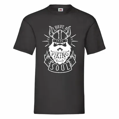 Buy I Have A Viking Soul T Shirt Small-2XL • 10.99£