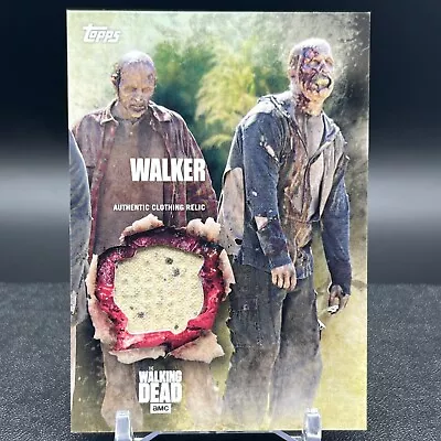 Buy Duo Walker Authentic Clothing Relic Walking Dead Season 5 Topps Card #A • 6.61£