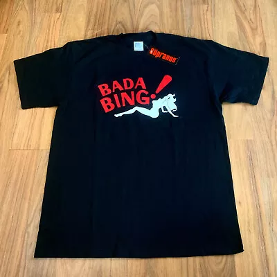 Buy NWT HBO The Sopranos Bada Bing Show Promo T-shirt Adult Large James Gandolfini • 190.03£