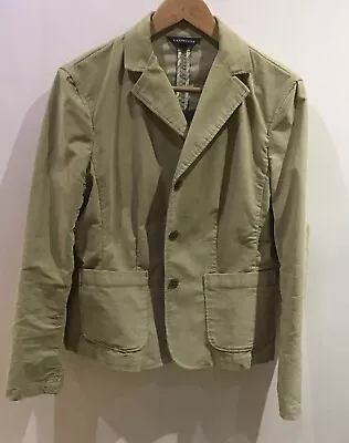 Buy Ladies Lands End Fawn Cord Jacket Size 12 • 11£