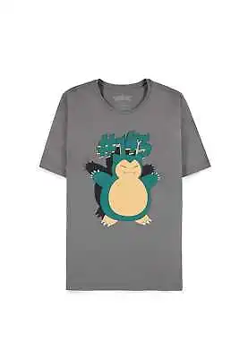 Buy Pokémon - Snorlax - Men's Short Sleeved T-Shirt Grey • 22.48£