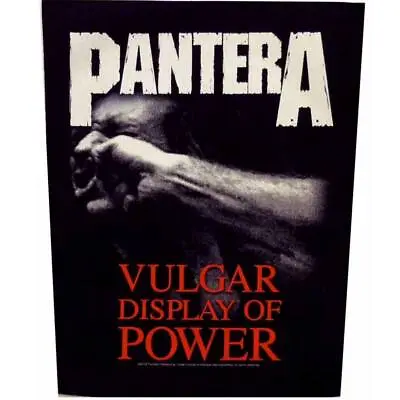 Buy Pantera Vulgar Display Of Power Back Patch Official Heavy Metal Band Merch • 12.48£