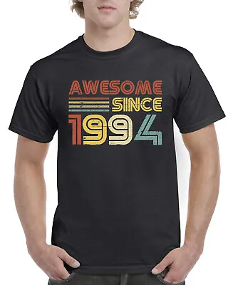 Buy Mens 30th Birthday Gifts For Him T Shirt 30th Present 30 Years Old Born In 1994 • 12.99£