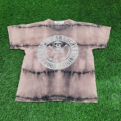 Buy Sons-Of-Anarchy SOA Tie-Dye Shirt Womens Large 20x24 Brown • 17.52£