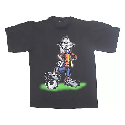 Buy Bugs Bunny Mens T-Shirt Black XL • 17.99£