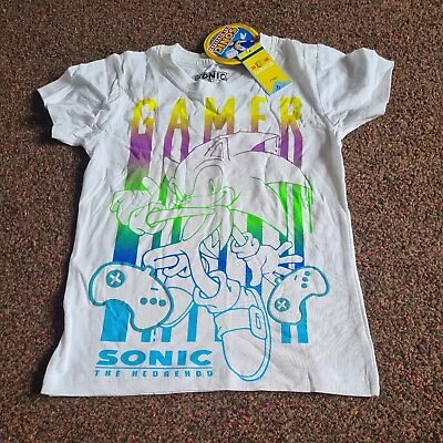 Buy BNWT Sonic The Hedgehog T Shirt Kids • 0.99£