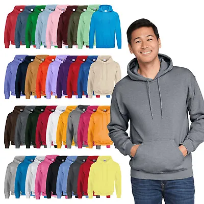 Buy Gildan Heavy Blend Hooded Sweatshirt Pullover Men's Long Sleeve Jacket GD057 • 15.99£