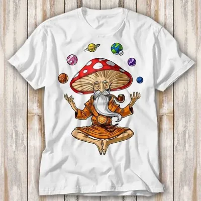 Buy Magic Mushroom Buddha OM Planet Meditation Zen Yoga T Shirt Top Tee Unisex 3995 • 6.70£