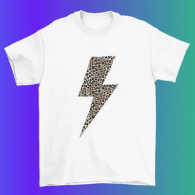 Buy Leopard Lightning T Shirt / Leopard Skin T Shirt / %100 Cotton • 12.95£