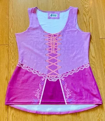 Buy New Disney Rapunzel Tangled Stretchy Top UK XL BNWT L Sports Top Imported • 34.99£