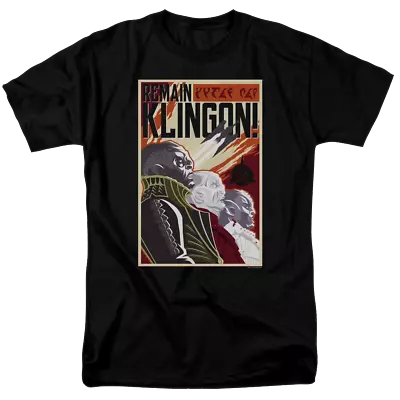 Buy Star Trek Discovery Remain Klingson Poster Men's Regular Fit T-Shirt • 35.91£