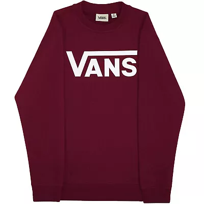 Buy Vans Boys Kids Classic Crew Pullover Hoodie Sweatshirt Top - S • 29.95£