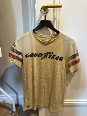 Buy Good Year Tyre Beige T-Shirt Size M • 0.99£