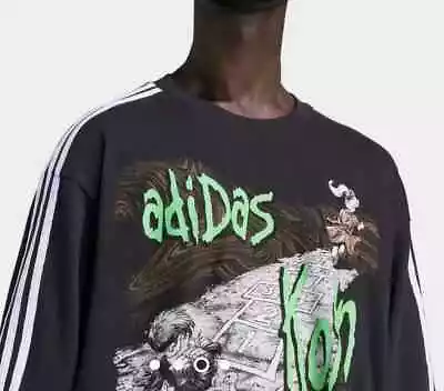 Buy Adidas X Korn | Long Sleeve T-shirt | Size Medium / M | Order Confirmed ✅ • 120£
