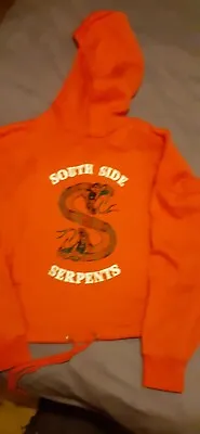 Buy Sweatshirt Red Serpent Riverdale. Cropped Hoodie. XS • 3.25£