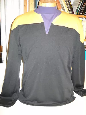 Buy Star Trek DSnine / Voyager - Uniform Shirt Yellow Size S (Movie World) Synthetic • 25.99£