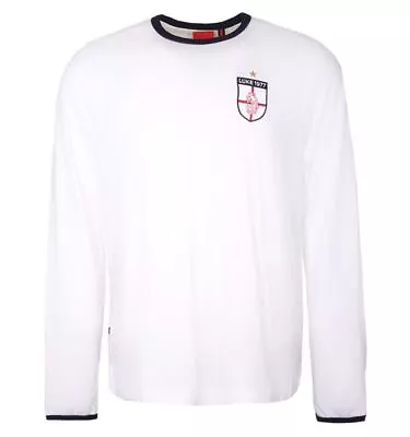 Buy Men's Luke 1977 Bobbys Legends Regular Fit Long Sleeve T-Shirt In White • 27£