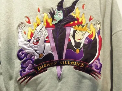 Buy DISNEY VILLAINS EMBROIDERED ROBE 90s (2XL)(GRAY) MALEFICENT-EVIL QUEEN-URSULA- • 193.98£