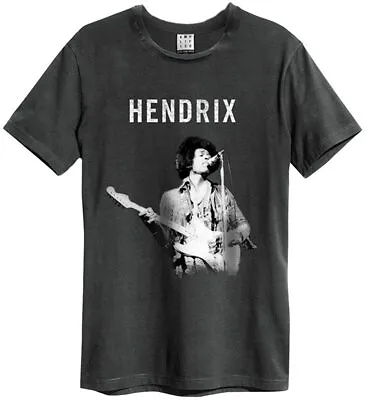 Buy Amplified Jimi Hendrix Experience Mens Charcoal T Shirt Jimi Hendrix Classic Tee • 18.95£