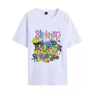Buy Slipknot T-Shirt New Men Women Casual Loose Fashion Short Sleeve Top Novelty* • 11.99£