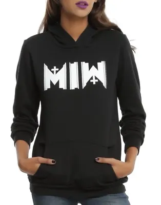 Buy Motionless In White MIW Logo Women's Girls Pullover Hoodie NEW 100% Authentic • 42.62£