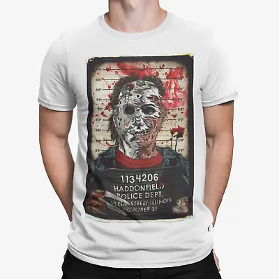 Buy Jason T-Shirt  Friday 13th Halloween Horror Movie Police Movie Film Retro • 5.99£