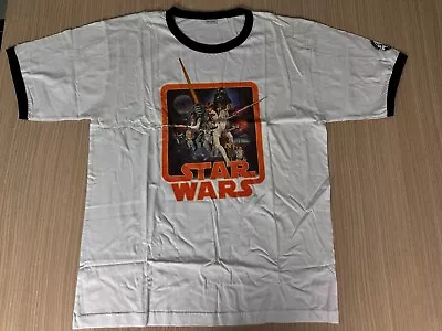 Buy Star Wars 25th Anniversary Adult T-SHIRT XL Size With Starwars Poster Print  • 9.99£