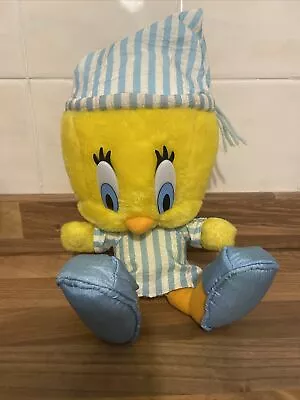 Buy Tweety Bird In Pajamas Plush Toy Looney Tunes 1998 12 Inch Play-By-Play • 6£
