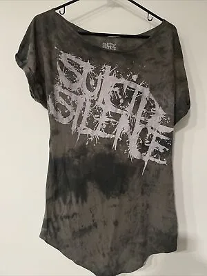 Buy VTG 2012 Official Suicide Silence Women's Cut Tie Dye Band Shirt Medium - USED • 94.65£