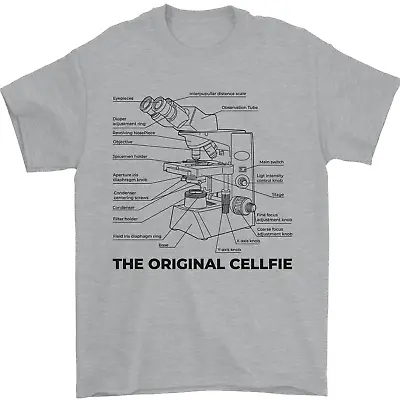 Buy Microscope Original Selfie Funny Biology Mens T-Shirt 100% Cotton • 7.49£