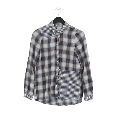 Buy Next Women's T-Shirt UK 6 Multi Checkered 100% Cotton Short Sleeve Basic • 12.19£