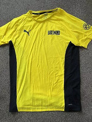 Buy Official BVB Borussia Dortmund Football Crest T-Shirt By Puma (100% Cotton) • 12£