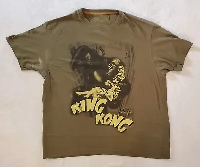 Buy King Kong T Shirt Mens Size XL Gorilla Ape OD Green By Marc Ecko Vintage Cinema  • 12.28£