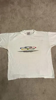 Buy Vintage Souvenir Barcelona Olympic 1992 T-shirt Size M • 4.99£
