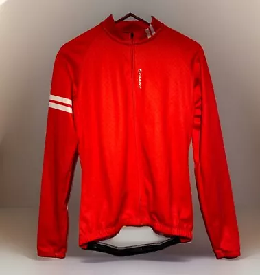 Buy Genuine Giant Long Sleeve Men's Cycling Jacket Full Zip 3x Rear Pockets Size L • 22.99£