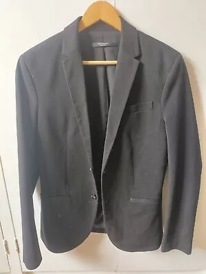 Buy Mens Zara Blazer Size 38 Black Smart/Casual Jacket • 2.99£