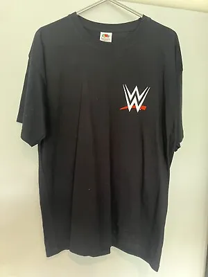 Buy Men’s Fruit Of The Loom WWE Black Short Sleeve T Shirt Size M • 0.99£
