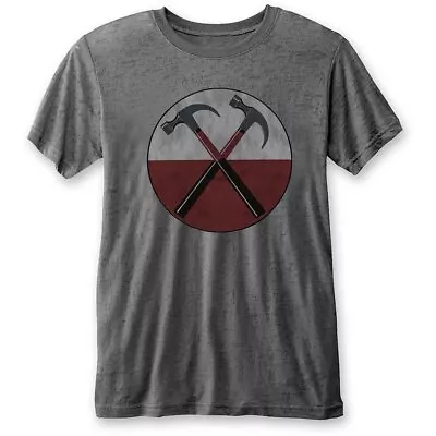Buy Pink Floyd The Wall Hammers Charcoal Medium Unisex T-Shirt Official NEW • 16.99£